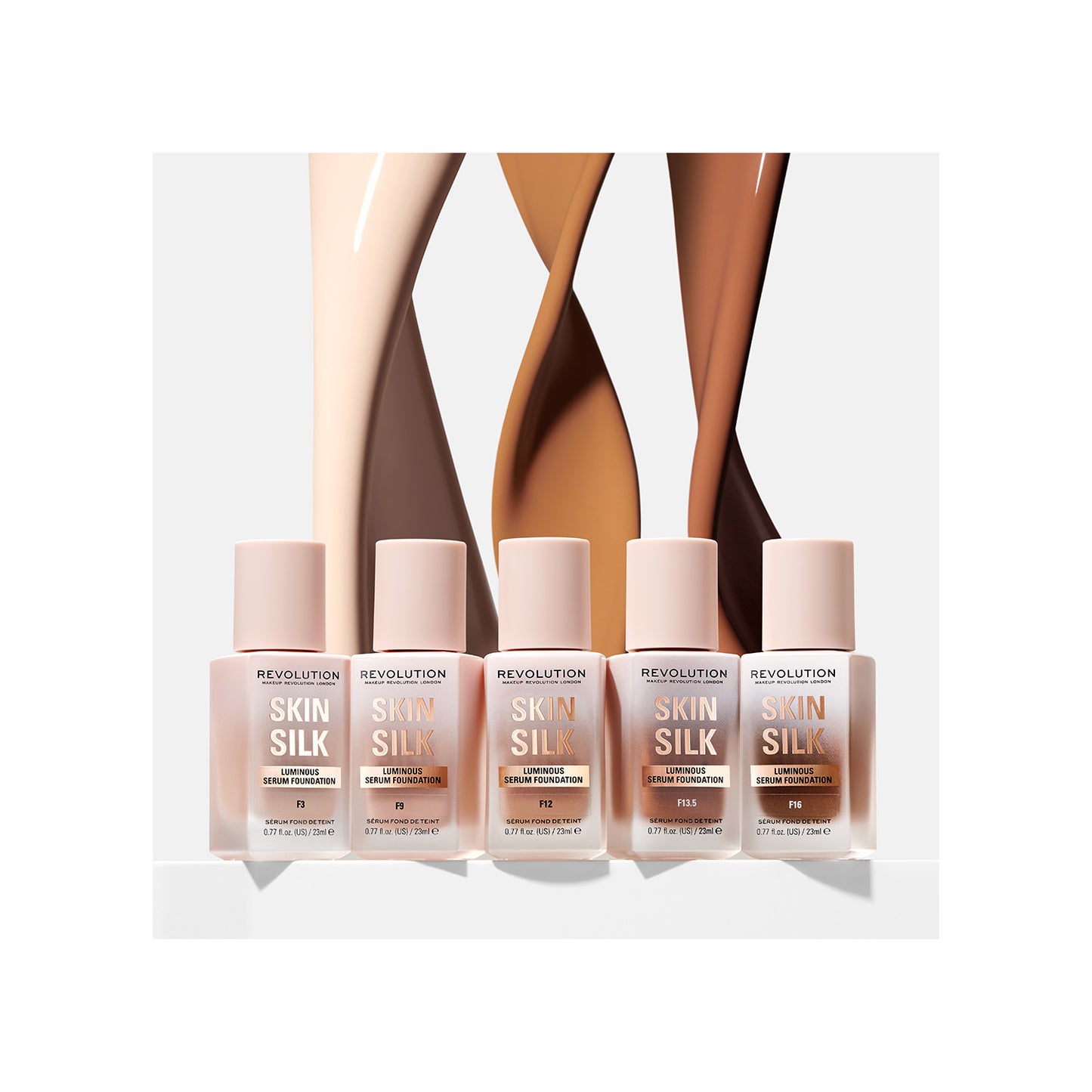 REVOLUTION Skin Silk Radiant Satin Serum Foundation - F9W