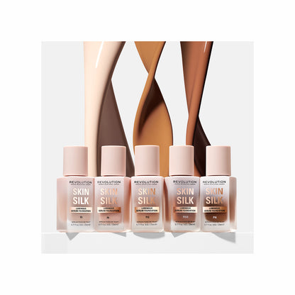 REVOLUTION Skin Silk Radiant Satin Serum Foundation - F9W