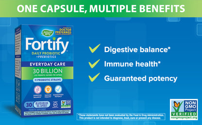 NATURE'S WAY FORTIFY,PROBIO,DAILY,30B