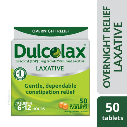 DULCOLAX LAXATIVE GC 5MG 36X20
