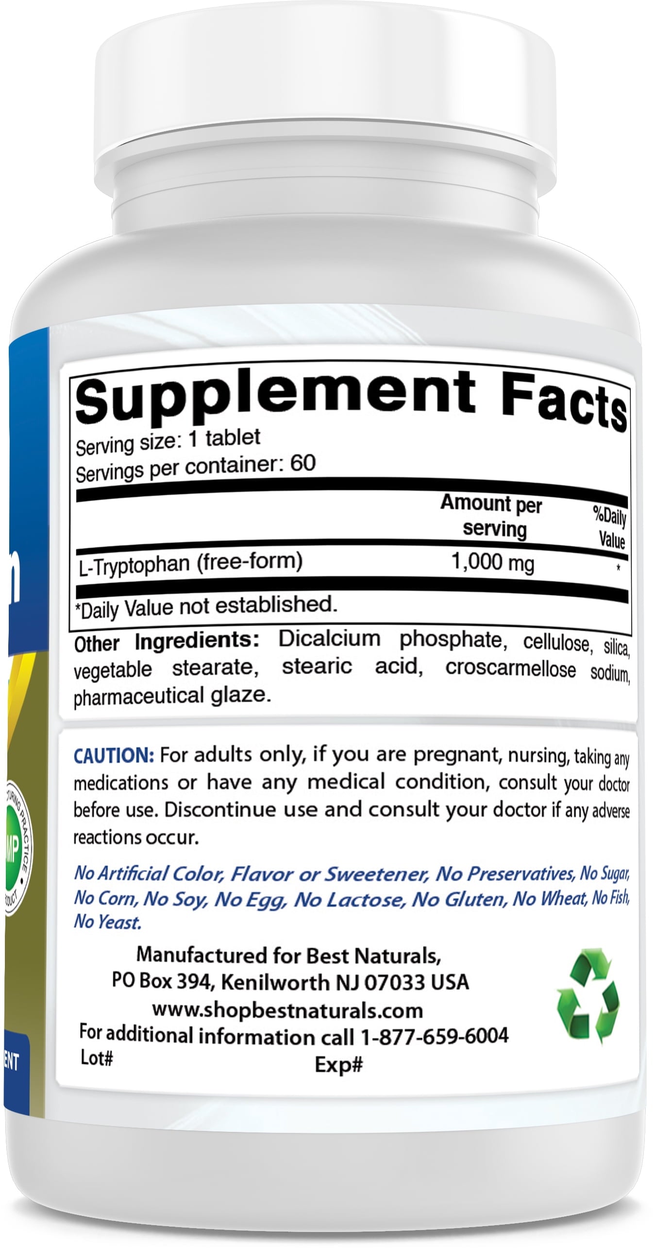 L-TRYPTOPHAN,1000 MG