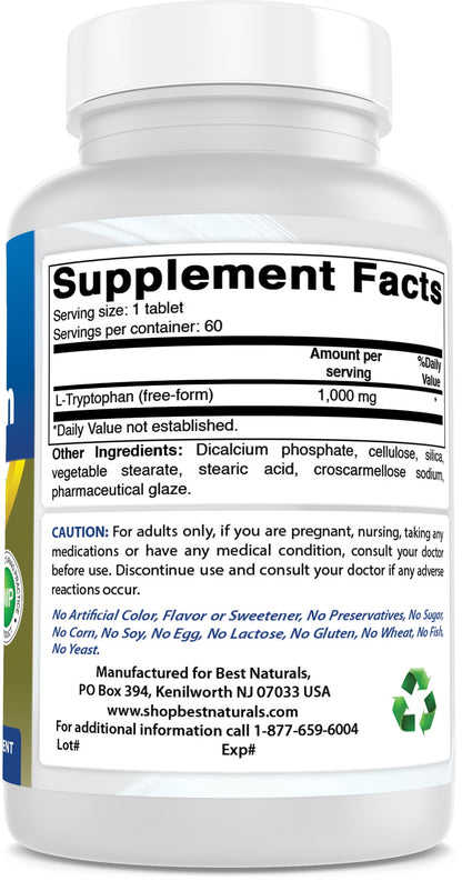 L-TRYPTOPHAN,1000 MG