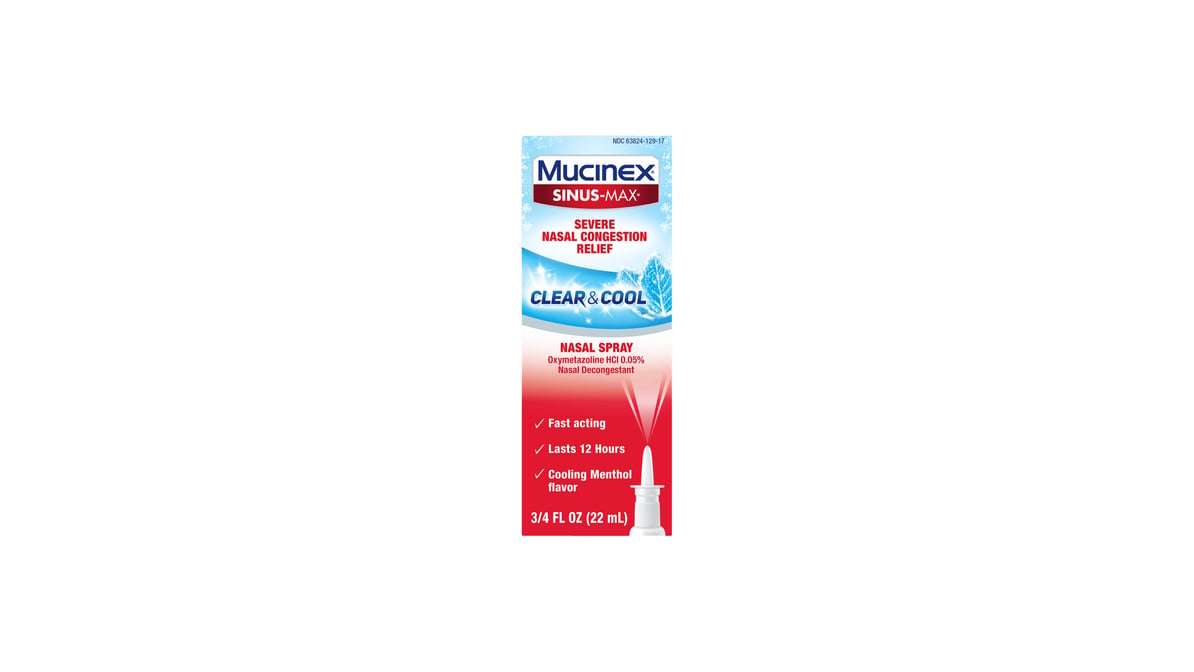 MUCINEX SINUS-MAX NASAL SPRAY .75 OZ