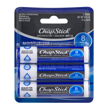 CHAPSTICK ST 3 8HR MOIS SPF15