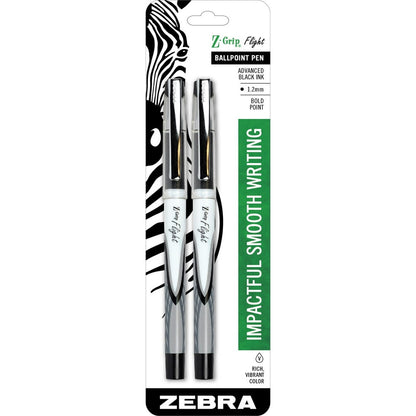 Zebra Z-Grip Flight Ballpoint Pen Advanced Black Ink