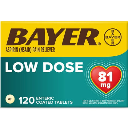 LDR ASPIRIN TB 81MG 120 ADT EC