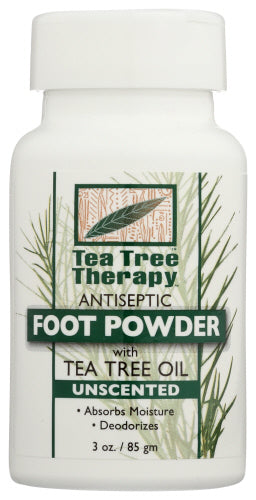 TEA TREE THERAPY FOOT POWDER,UNSCENTED