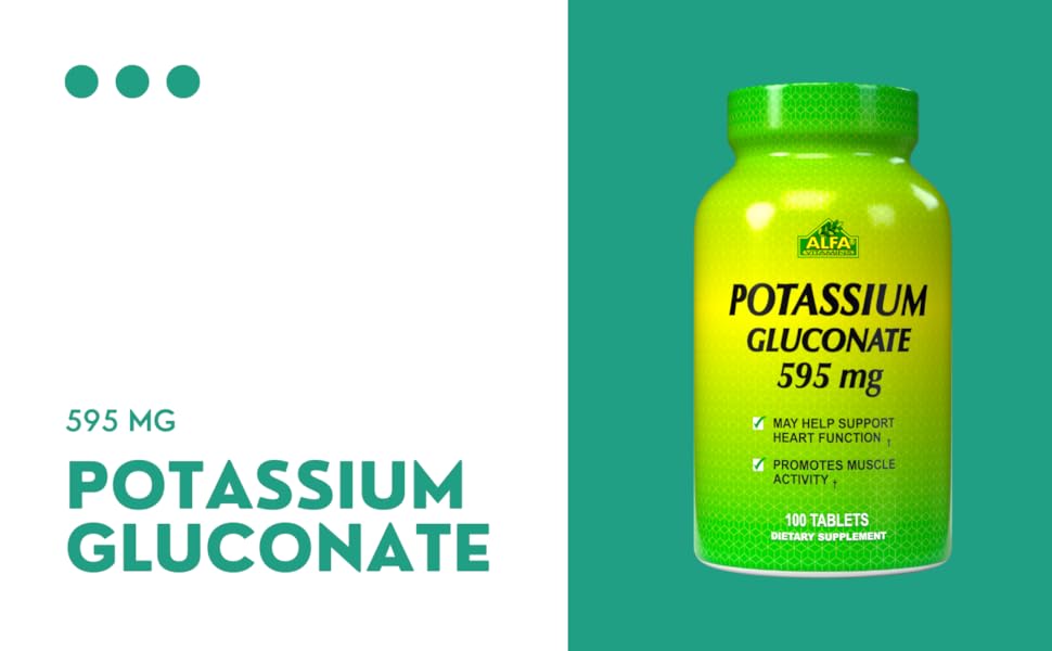 POTASSIUM GLUC TB 595MG 100