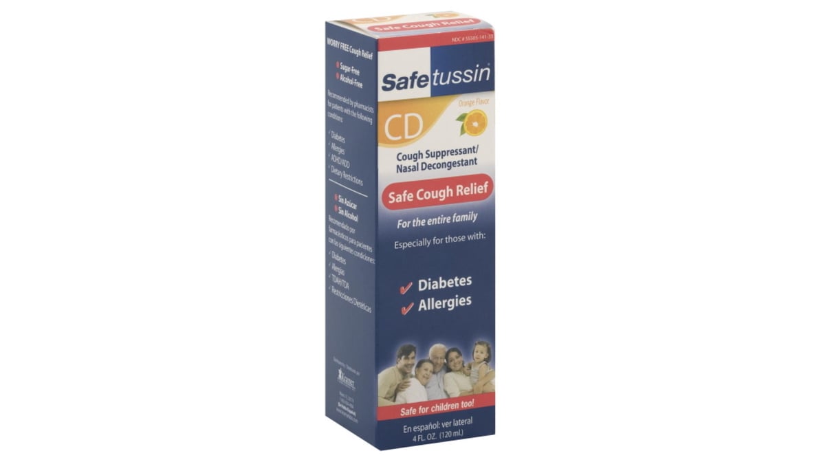 SAFETUSSIN DM DAY COUGH RELIEF SYRUP 4OZ
