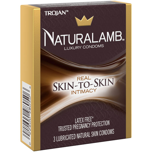 TROJAN NATURAL LAMB LUBRICTD CONDOM 10CT