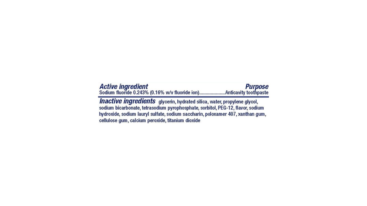 CREST BAKE SODA PEROXIDE PASTE 8.2OZ