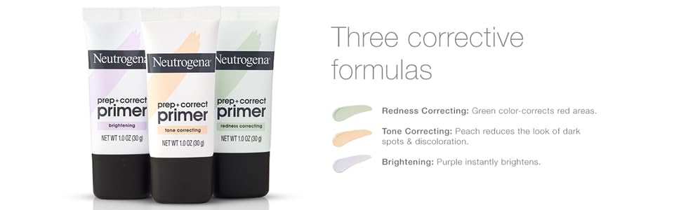 Neutrogena Healthy Skin Prep + Correct Primer for Redness, 1.0 oz