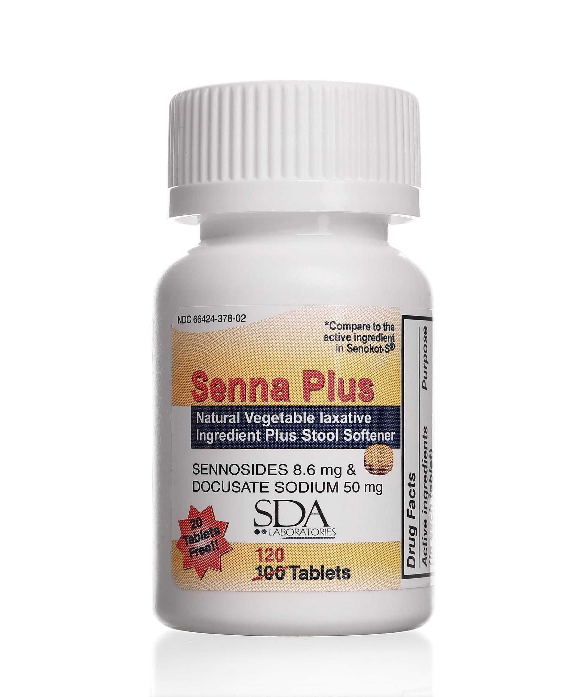 SENNA LAXATIVE TAB 100CT