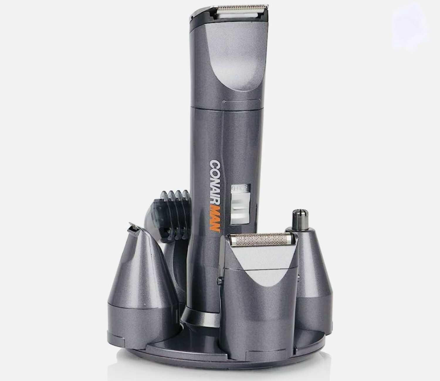 CONAIRMAN All-in-One Beard Trimmer Men's Grooming Kit, 4 piece