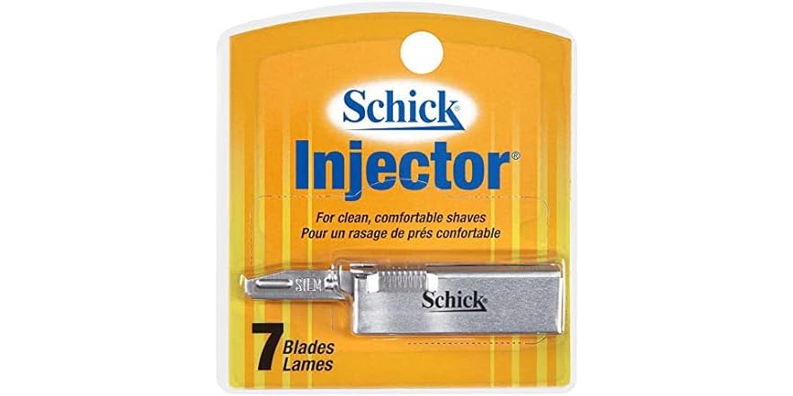 SCHICK INJECTOR PLUS CHROMIUM 7CT