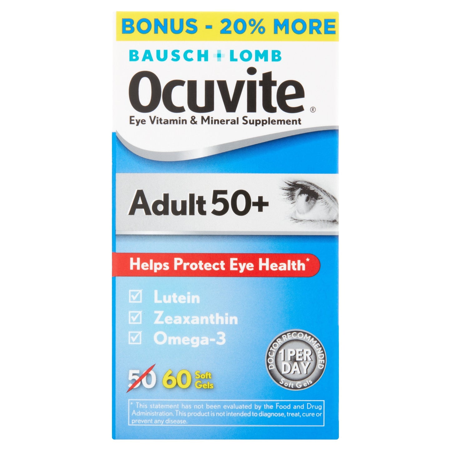 OCUVITE MULTIVIT 50+ SOFTGEL 50CT