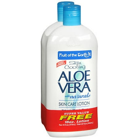 ALOE VERA LOTION 16OZ FRUIT EARTH
