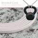 cordinate Basic 3-Outlet Polarized Extension Cord - Dark Heather, 8 ft