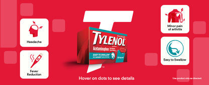 TYLENOL ES EASY TO SWALLOW CPL 100CT