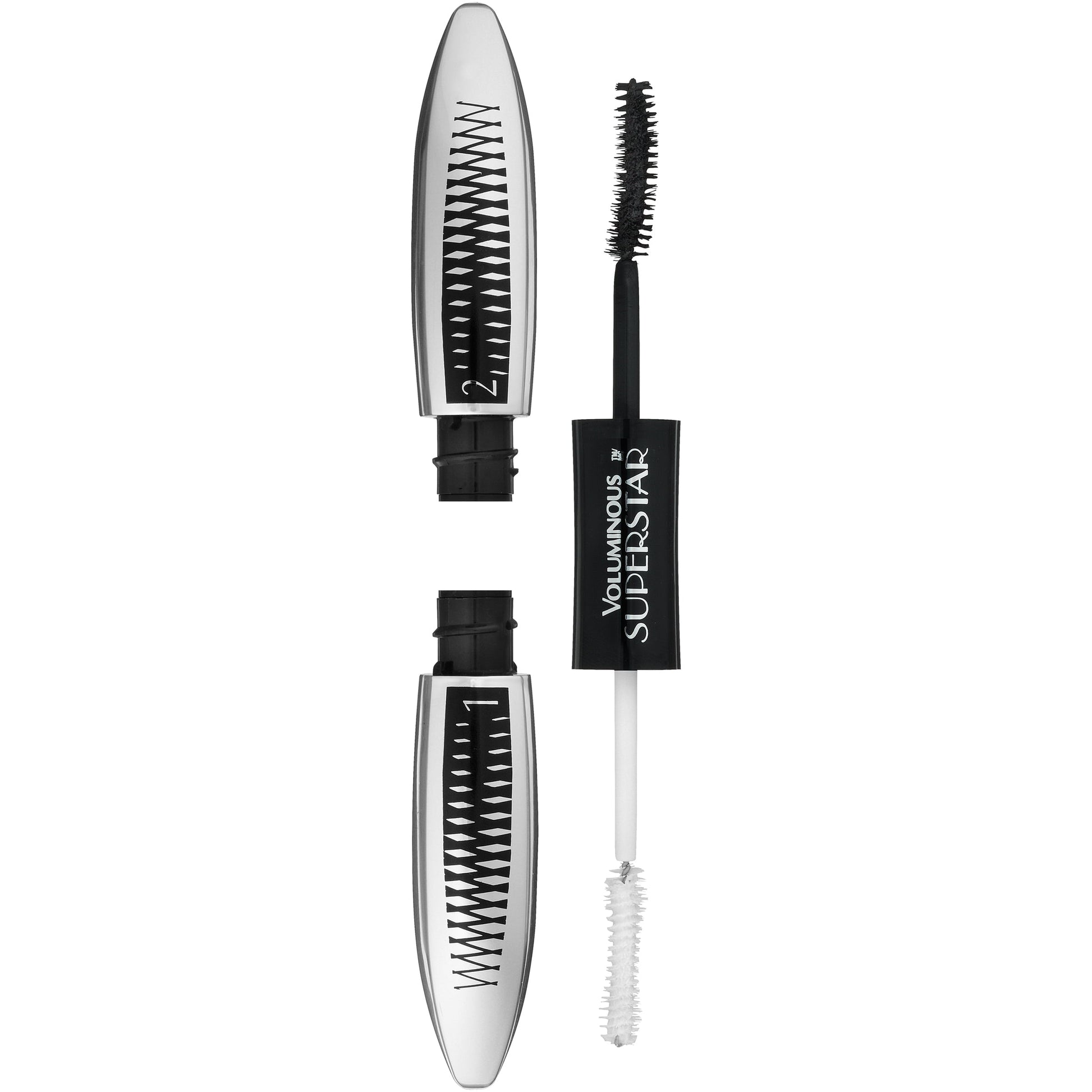 L'ORÉAL PARIS Voluminous Superstar Red Carpet Washable Mascara, 623 Blackest Brown, 0.41 fl. oz.