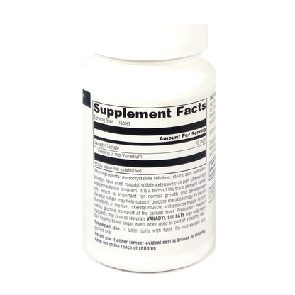 VANADYL SULFATE CP 20MG 100