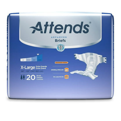 ATTENDS DERMADRY ADV BRIEF LARGE 3X24CT