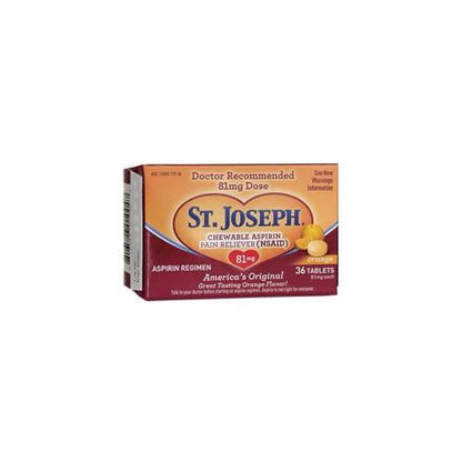 ST JOSEPH ASPIRIN 81MG CHEWABLE 36CT