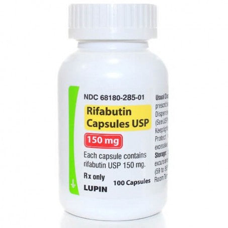 RIFABUTIN CP 150MG 100