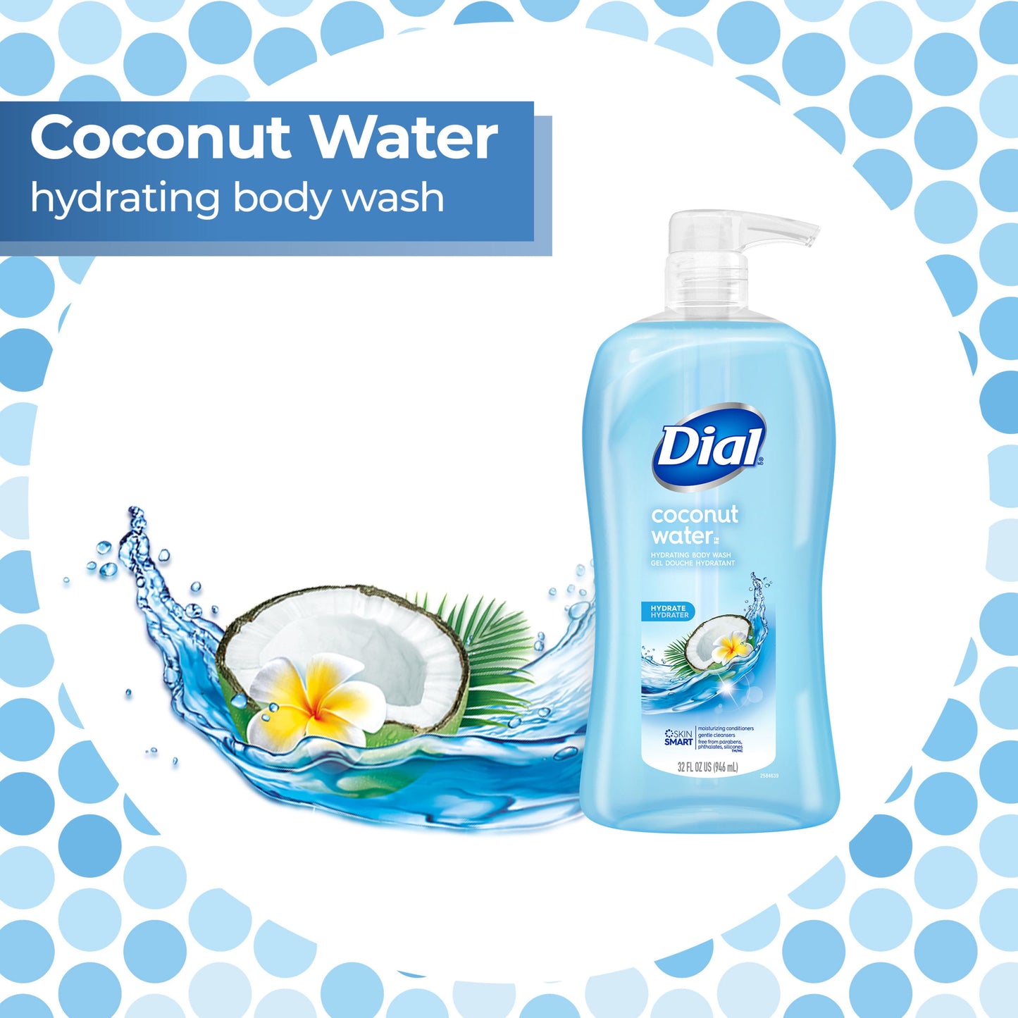 S/M COCONUT WATER BODY WASH 16Z