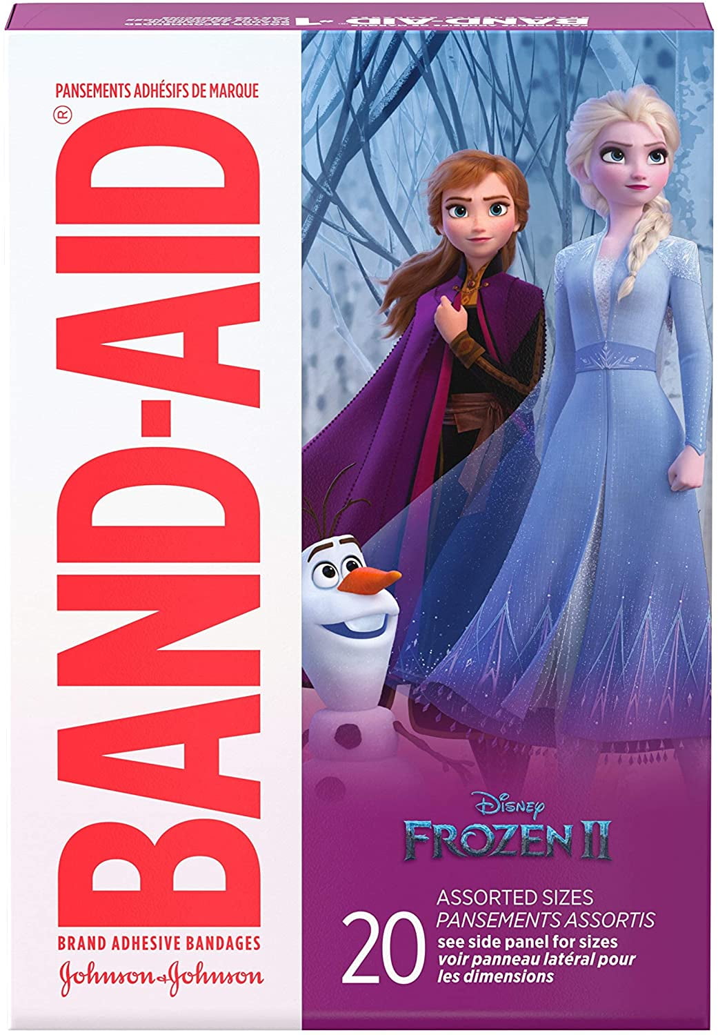 BAND AID DISNEY FROZEN ASSORTED 20CT