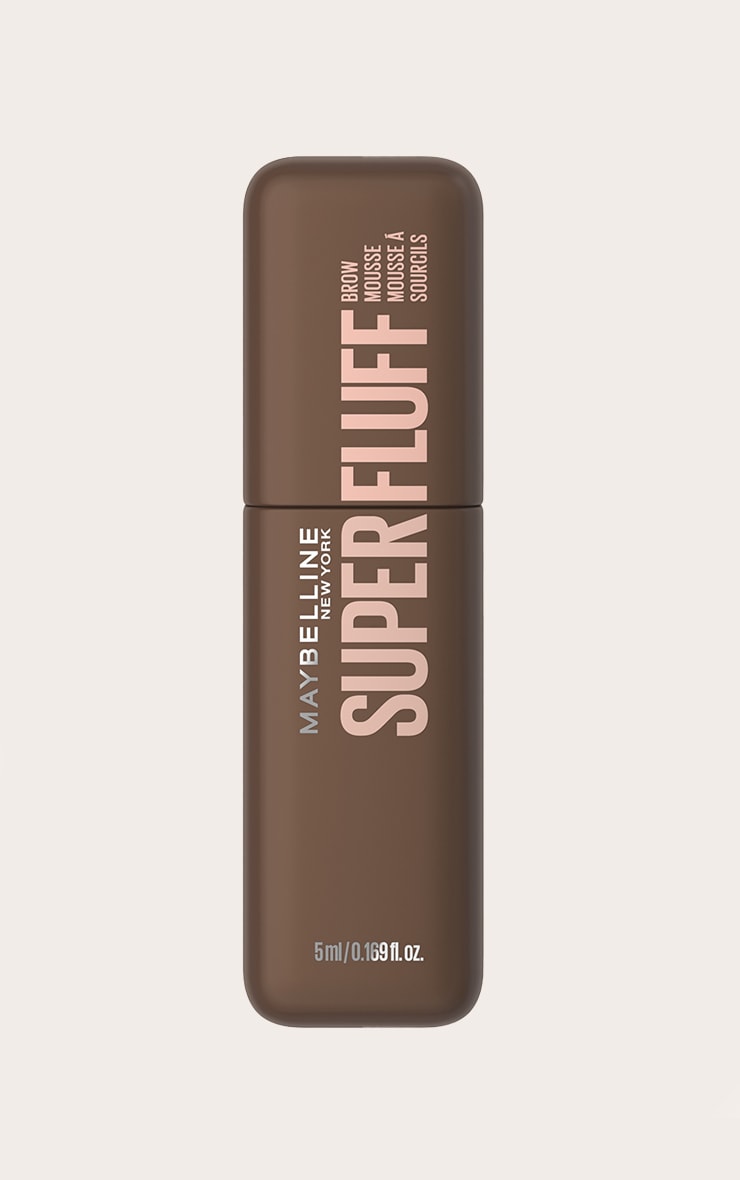MAYBELLINE New York Superfluff Brow Mousse, 257 Medium Brown, 0.17 oz
