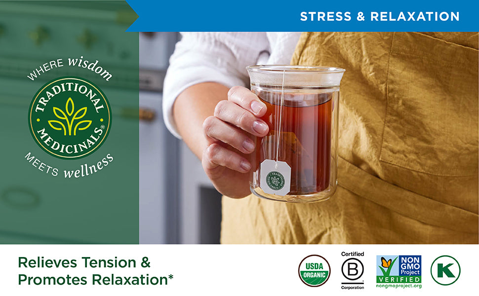 TRADITIONAL MEDICINALS TEA,OG2,STRESS EASE,RELIF