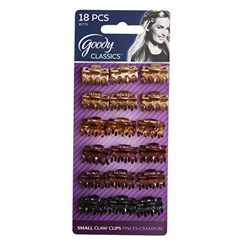Goody Slideproof Ribbon Bow Mini Hair Clip - Assorted, 8 count