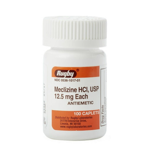 MECLIZINE 12.5 MG CPL 100