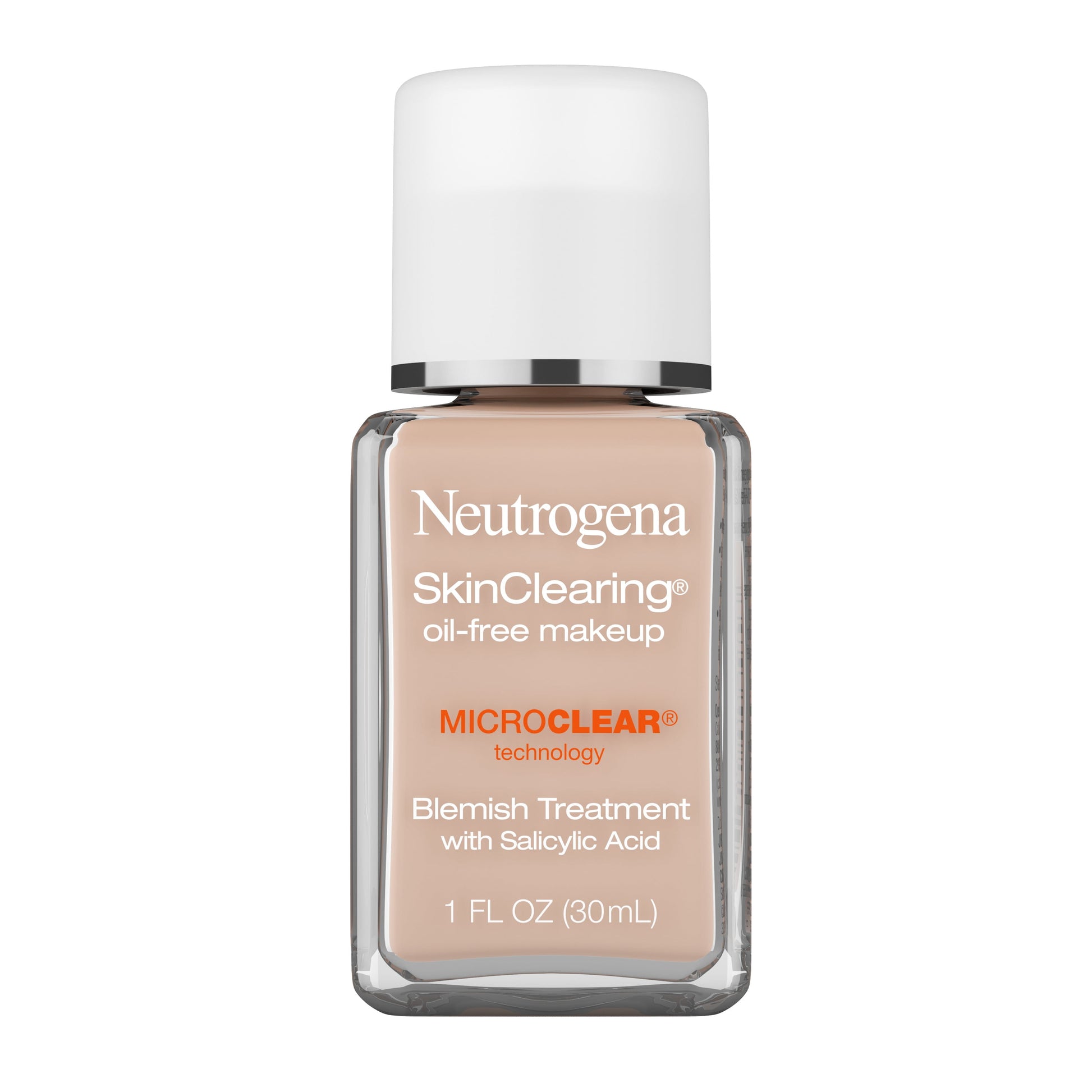 Neutrogena SkinClearing Foundation for Acne, Natural Ivory, 1 fl. oz