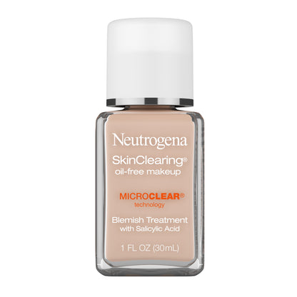 Neutrogena SkinClearing Foundation for Acne, Natural Ivory, 1 fl. oz
