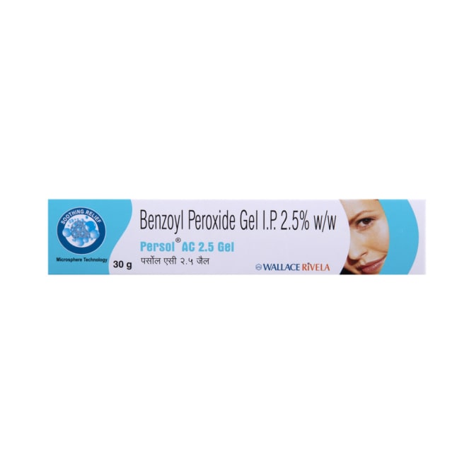 BENZOYL PEROXIDE GL 2.5% 60GM AQ