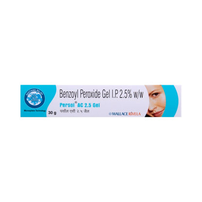 BENZOYL PEROXIDE GL 2.5% 60GM AQ