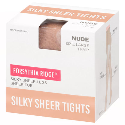 Forsythia Ridge Semi Sheer Tights Large 1Pk