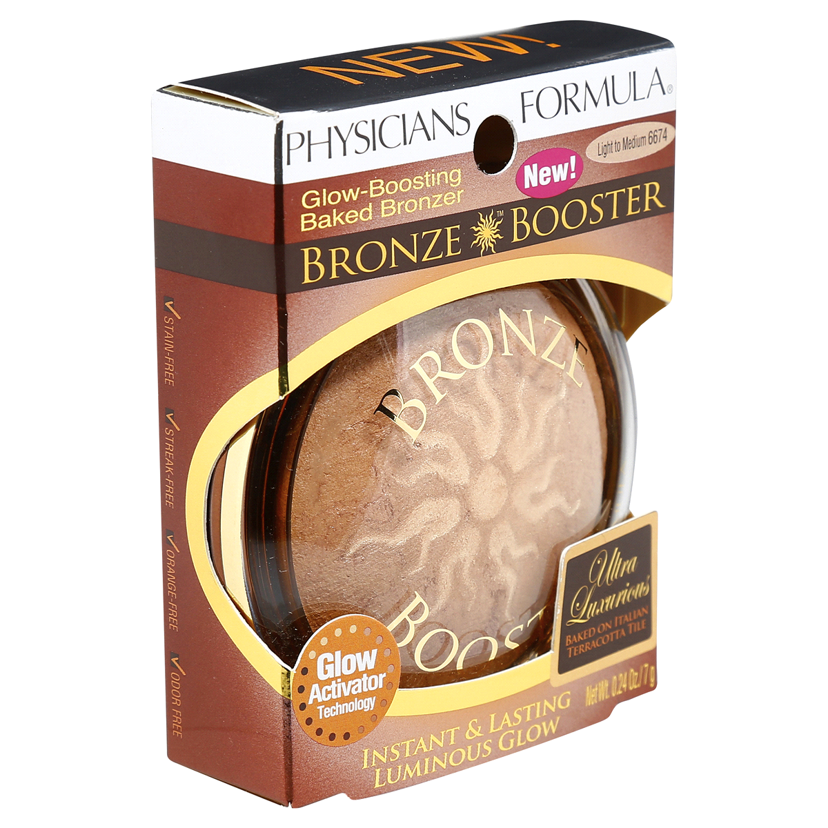 Physicians Formula Bronze Booster Glow-Boosting Baked Bronzer - Light to Medium