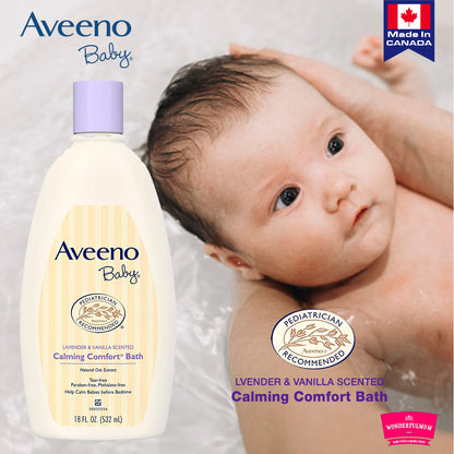 Aveeno Baby Bath Calming Comfort 18oz Oatmeal/Lavender
