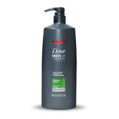 Dove 2oz Mens 2-In-1 Shampoo + Conditioner Fresh Clean (12in)