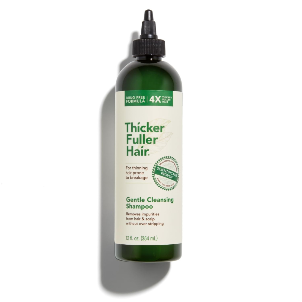 Thicker Fuller Hair Shampoo Gentle Cleansing 12oz