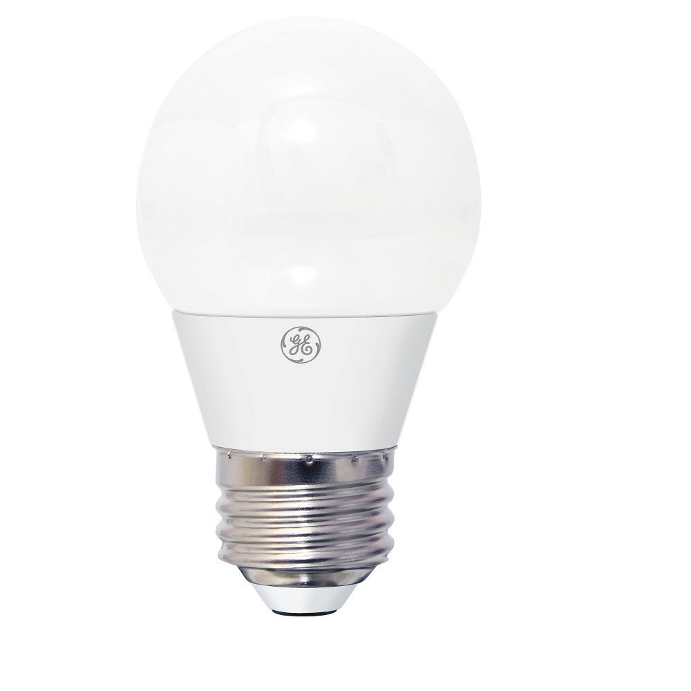 GE 3.5W LED Soft White Dimmable A15 Ceiling Fan Frosted Finish Light Bulb (2-Pack)