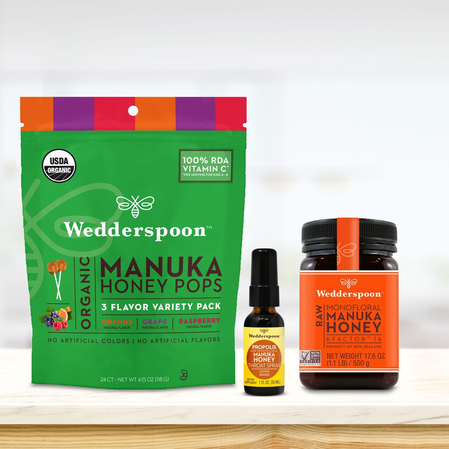 WEDDERSPOON LOZ,MANUKA HNY,ELDERBERRY