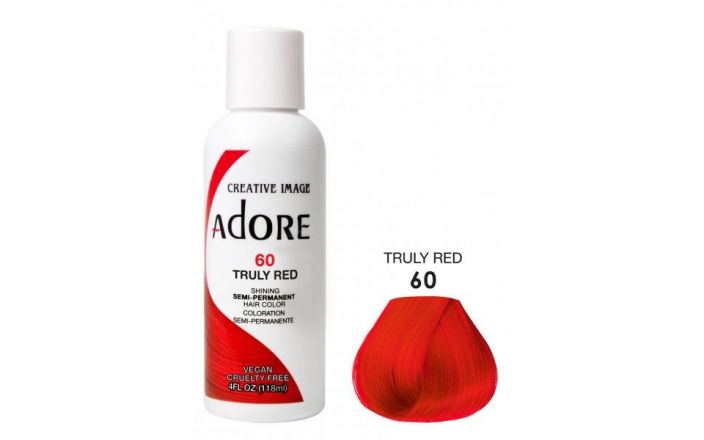 Adore Semi-Permanent Haircolor #060 Truly Red 4oz