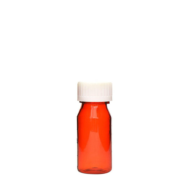 CENTOR OVAL AMB GLASS W/CHILD CAP 1OZ 72