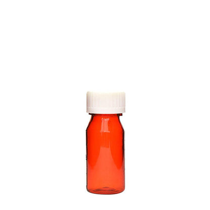 CENTOR OVAL AMB GLASS W/CHILD CAP 1OZ 72