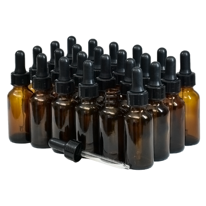 CENTOR APPLCTR 1OZ AMB GLASS BOT/ROD 24