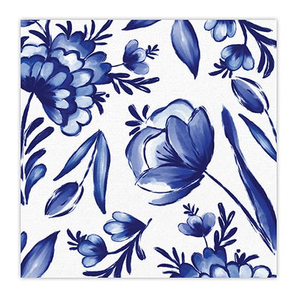 SENSATIONS Beverage Napkins - Royal Florals, 40 count